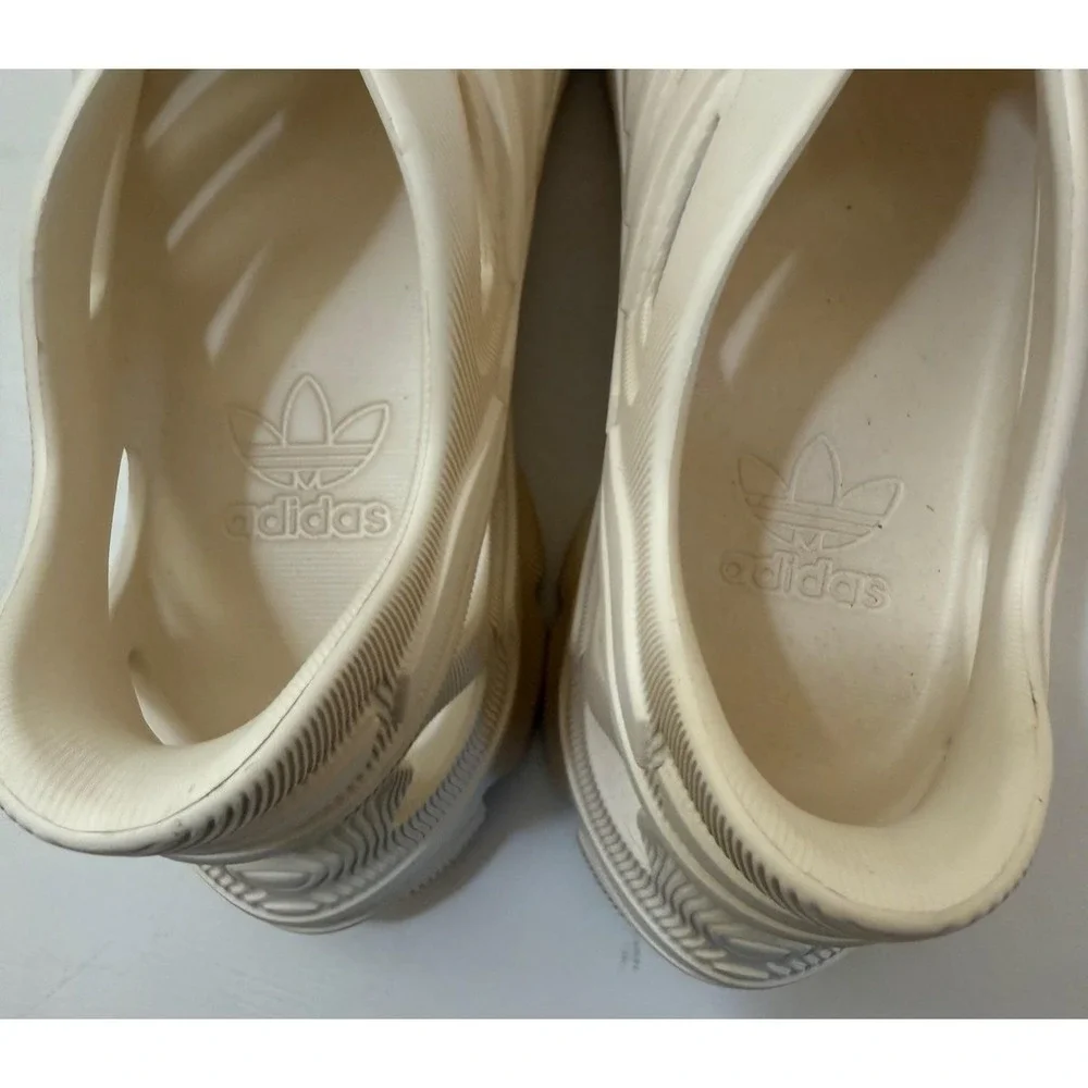 Adidas Adifom Climacool Sandals Mens Size 8C‎ White Clog Slip On Foam Shoes